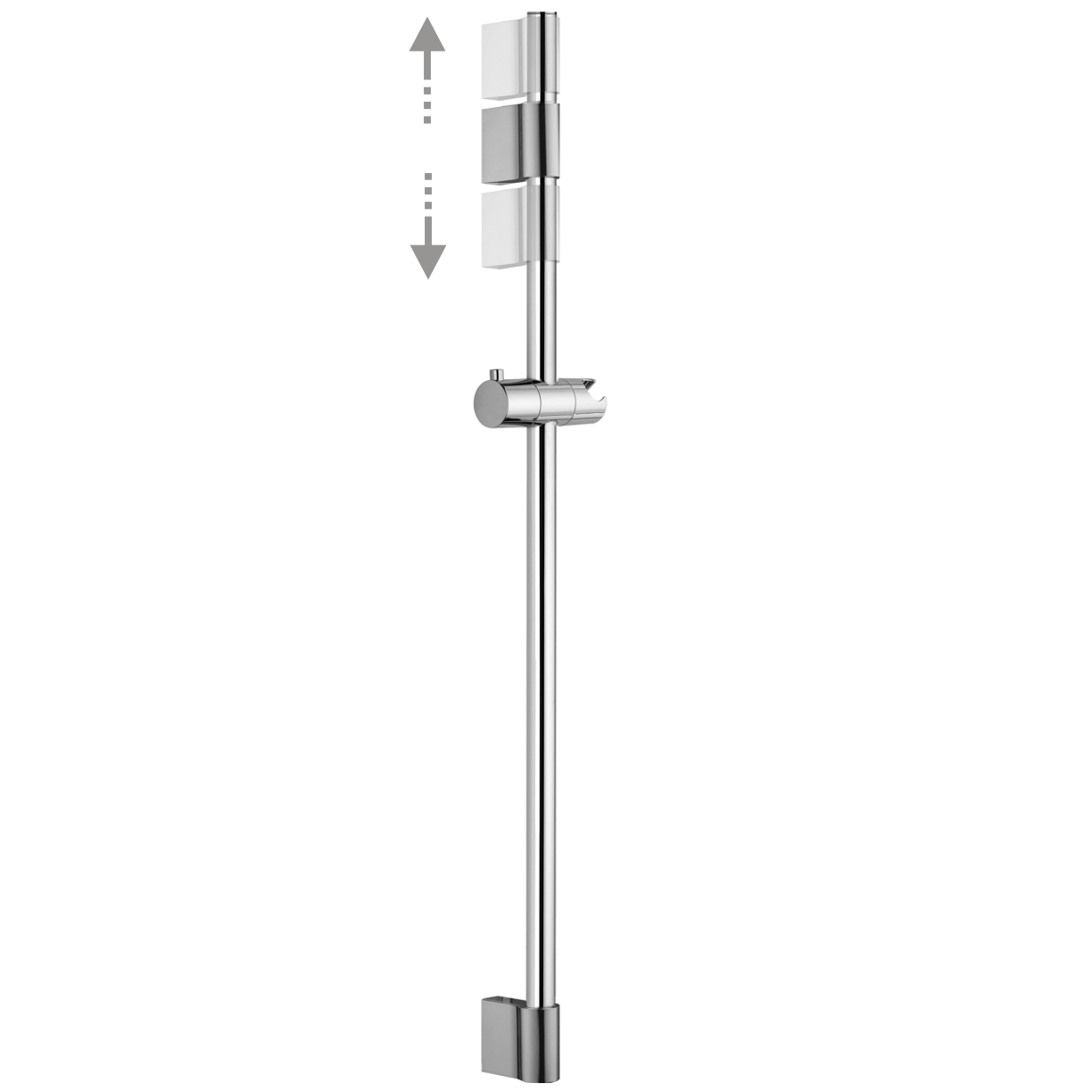 2 Aste Di Supporto Telescopiche Regolabili 50-80 Cm – Meccanismo A Bloccaggio, Acciaio Inox Argento, Per Lavandini, Divani E Mobili