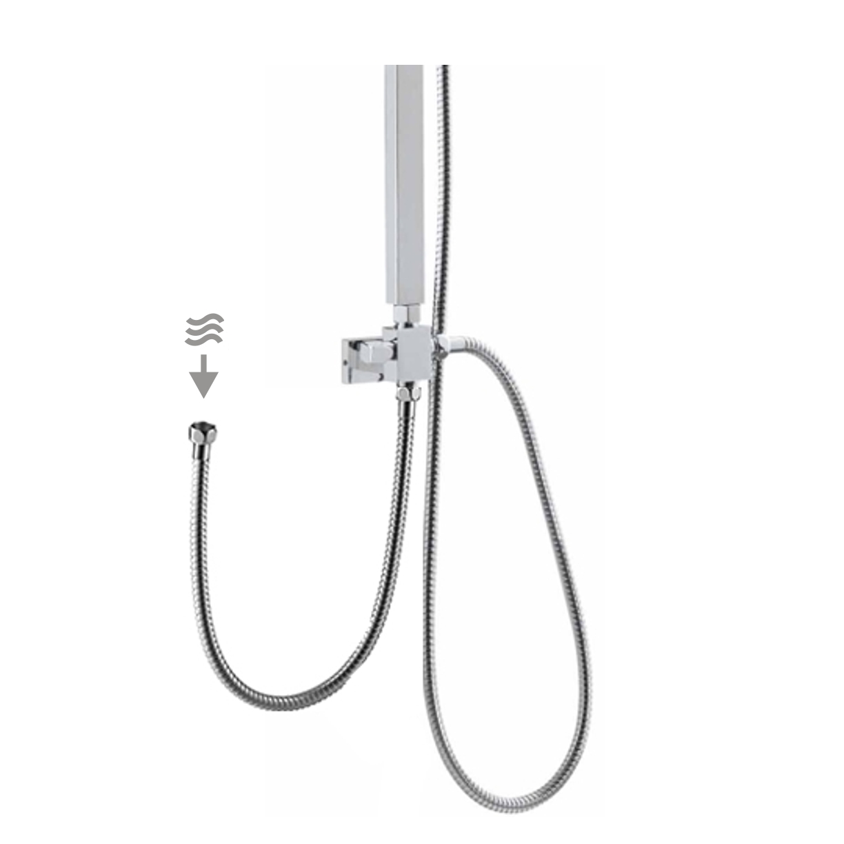 connessione rubinetto o presa d'acqua esterna